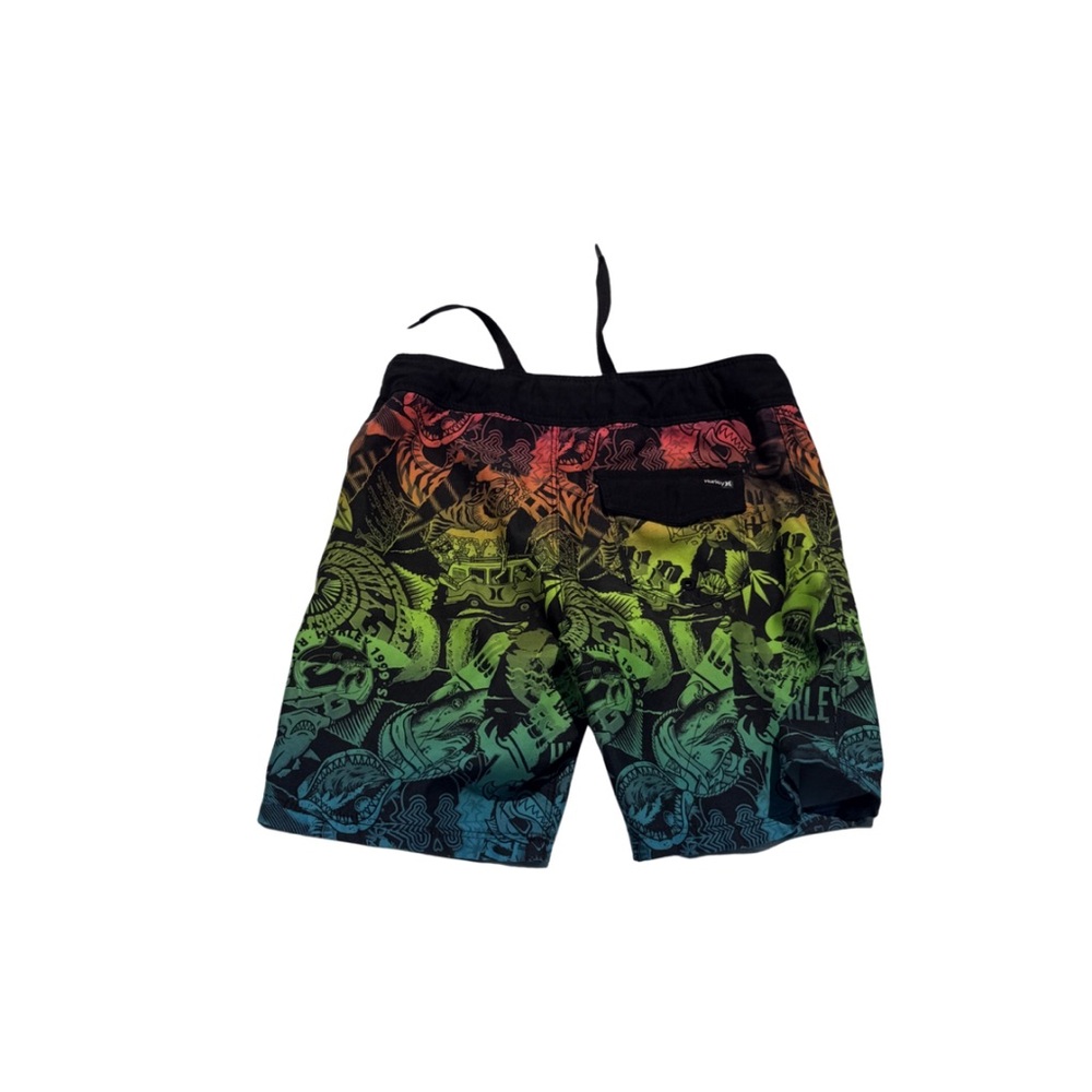 Hurley‎ Boys Size 5 Swim Trunks | Shark Surf Y2K - Picture 6 of 6